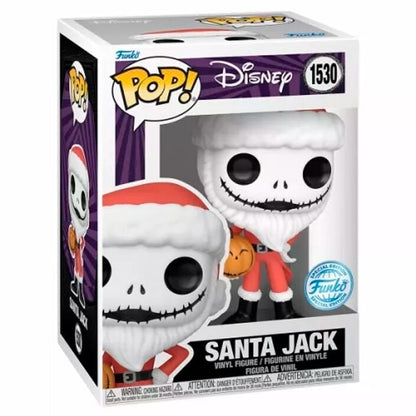 Figura POP Disney Pesadilla Antes de Navidad Santa Jack Exclusive - imagen 2