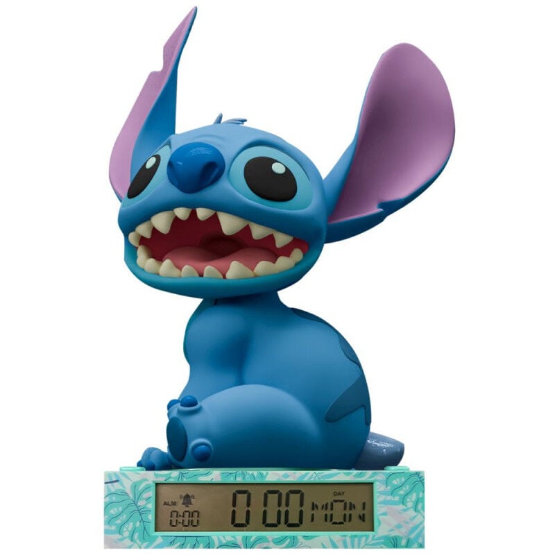 Lampara 3D con despertador Stitch Disney - imagen 2