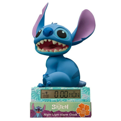 Lampara 3D con despertador Stitch Disney - imagen 3