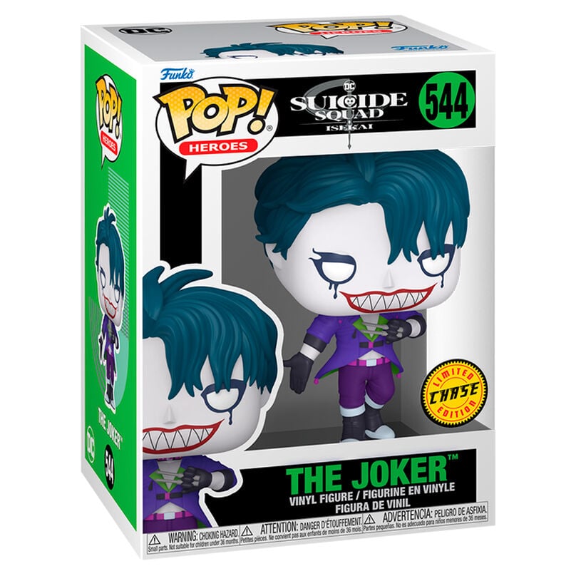 Figura POP DC Comics Escuadron Suicida Isekai The Joker Chase - imagen 2