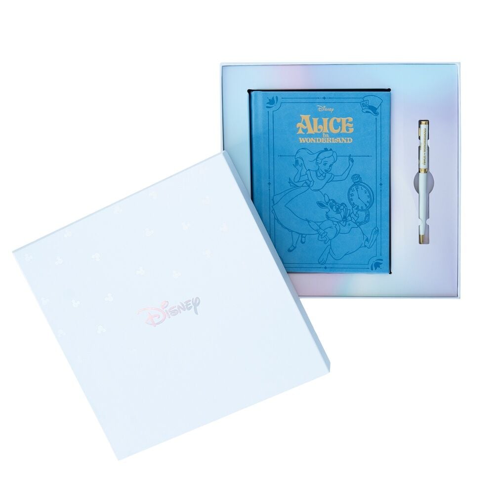Set Cuaderno A5 + Boligrafo Alicia en el Pais de las Maravillas Disney - imagen 2