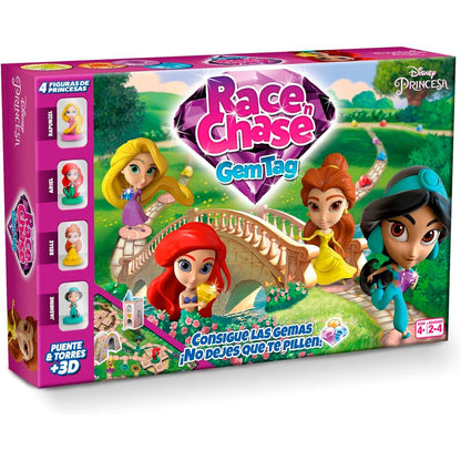 Juego mesa Race Chase Princesas Disney español - imagen 2