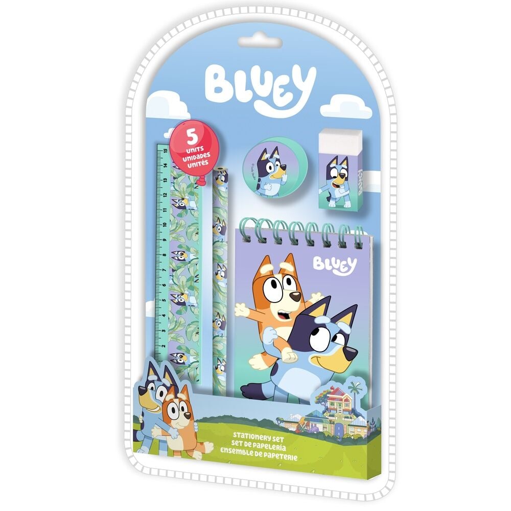 Set papeleria Bluey