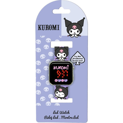 Reloj led Kuromi Hello Kitty - imagen 2