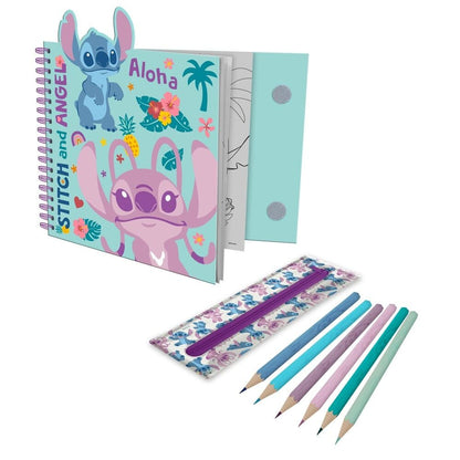 Cuaderno actividades con estuche removible Stitch Disney - imagen 2