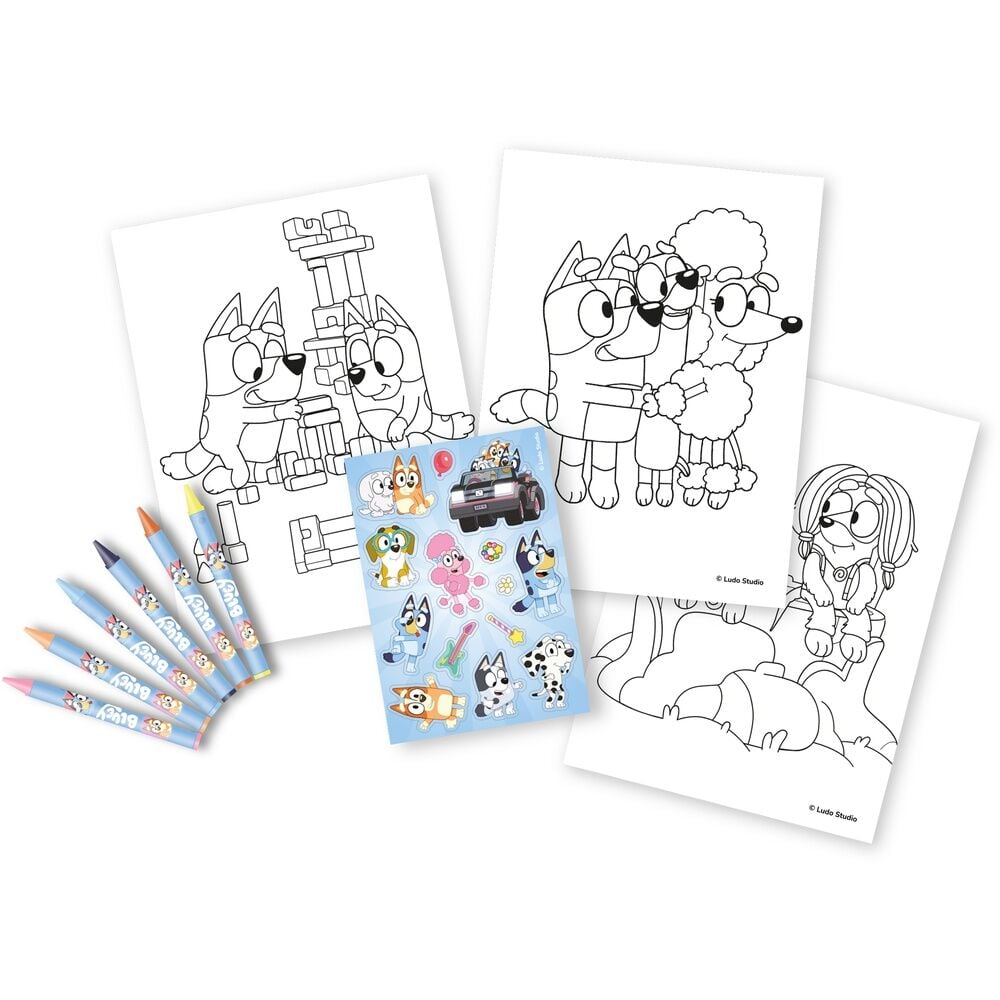 Set colorear Bluey - imagen 2