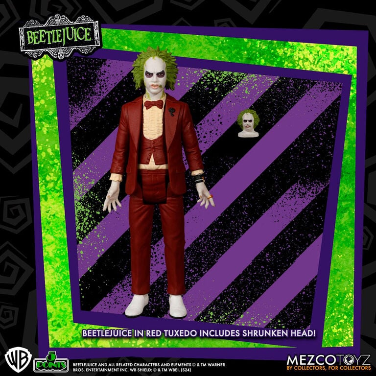 Figura Beetlejuice Red Tux Suite Beetlejuice 9,5cm