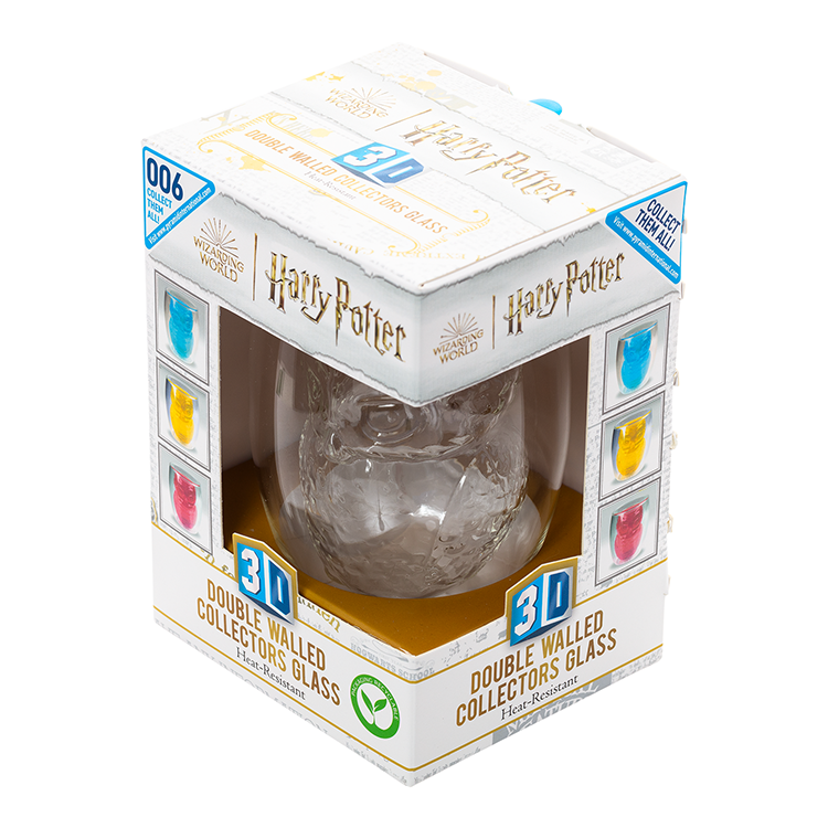 Vaso 3D doble pared Hedwig Harry Potter - imagen 4