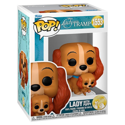Figura POP Disney La Dama y el Vagabundo Lady with Puppy - imagen 2