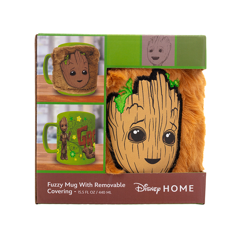 Taza funda de peluche Groot Guardianes de la Galaxia Marvel 440ml - imagen 2