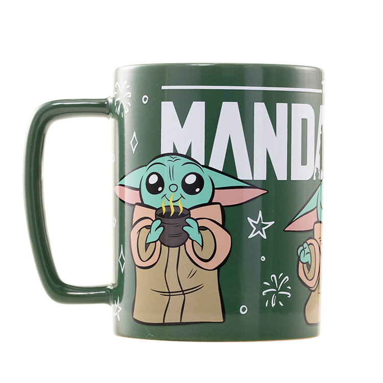 Taza funda de peluche Grogu Mandalorian Star Wars 440ml - imagen 2