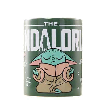 Taza funda de peluche Grogu Mandalorian Star Wars 440ml
