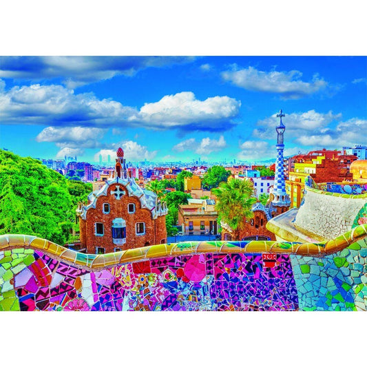 Puzzle Park Guell Barcelona High Quality 1000pzs