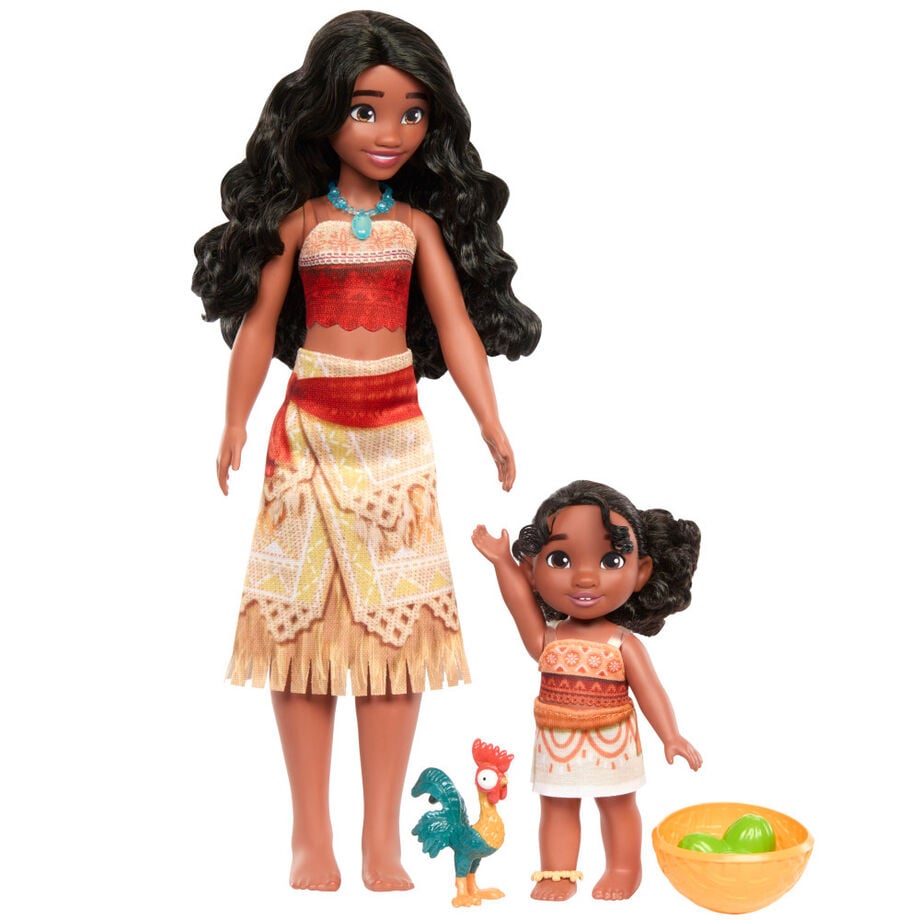 Blister 2 muñecas Vaiana & Simea Moana 2 Disney - imagen 2
