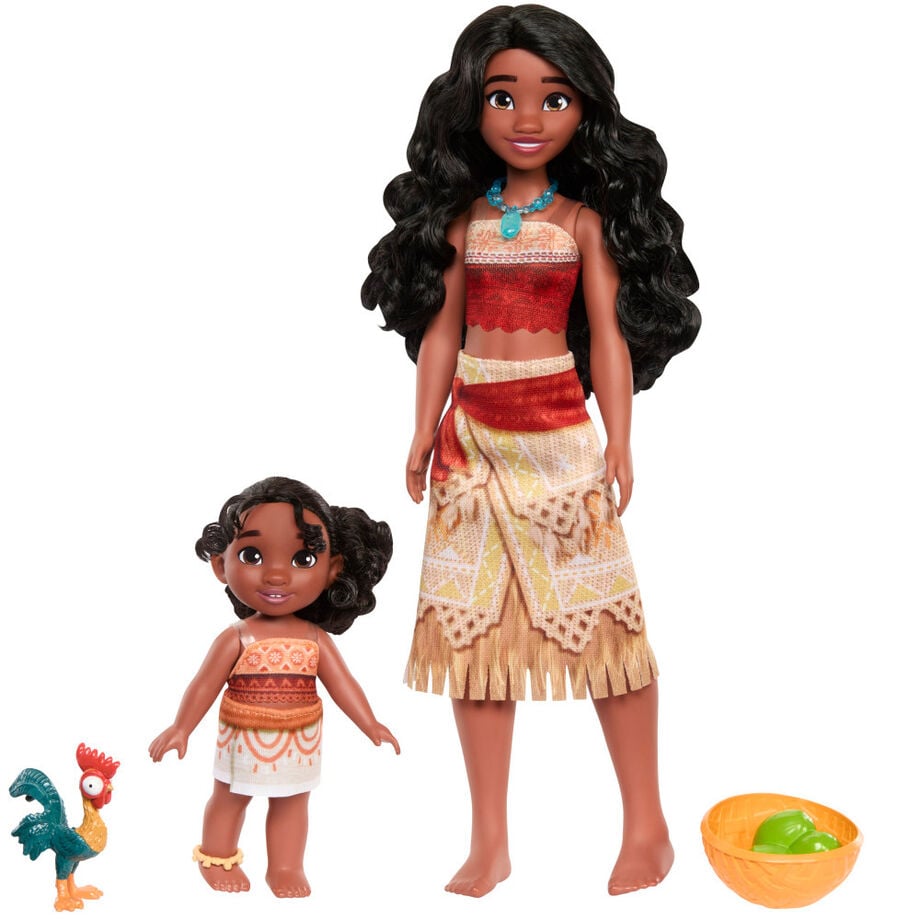 Blister 2 muñecas Vaiana & Simea Moana 2 Disney - imagen 3