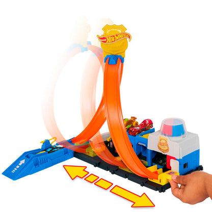 Pista Super Estacion de Policia City Hot Wheels - imagen 3