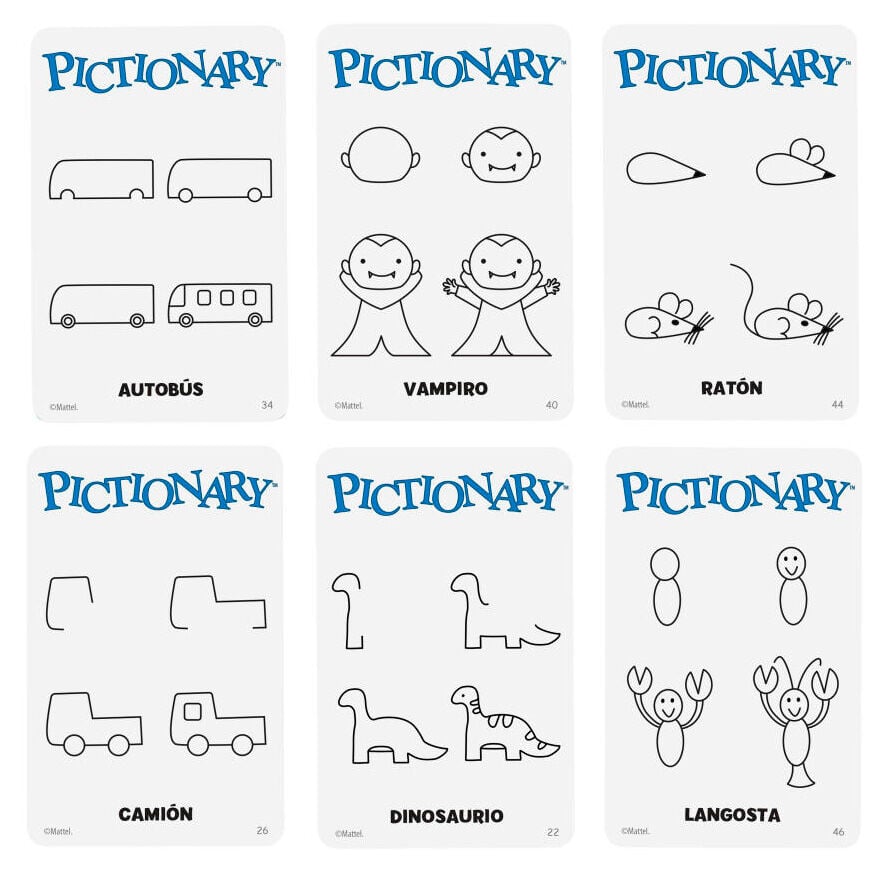 Juego mesa Pictionary español