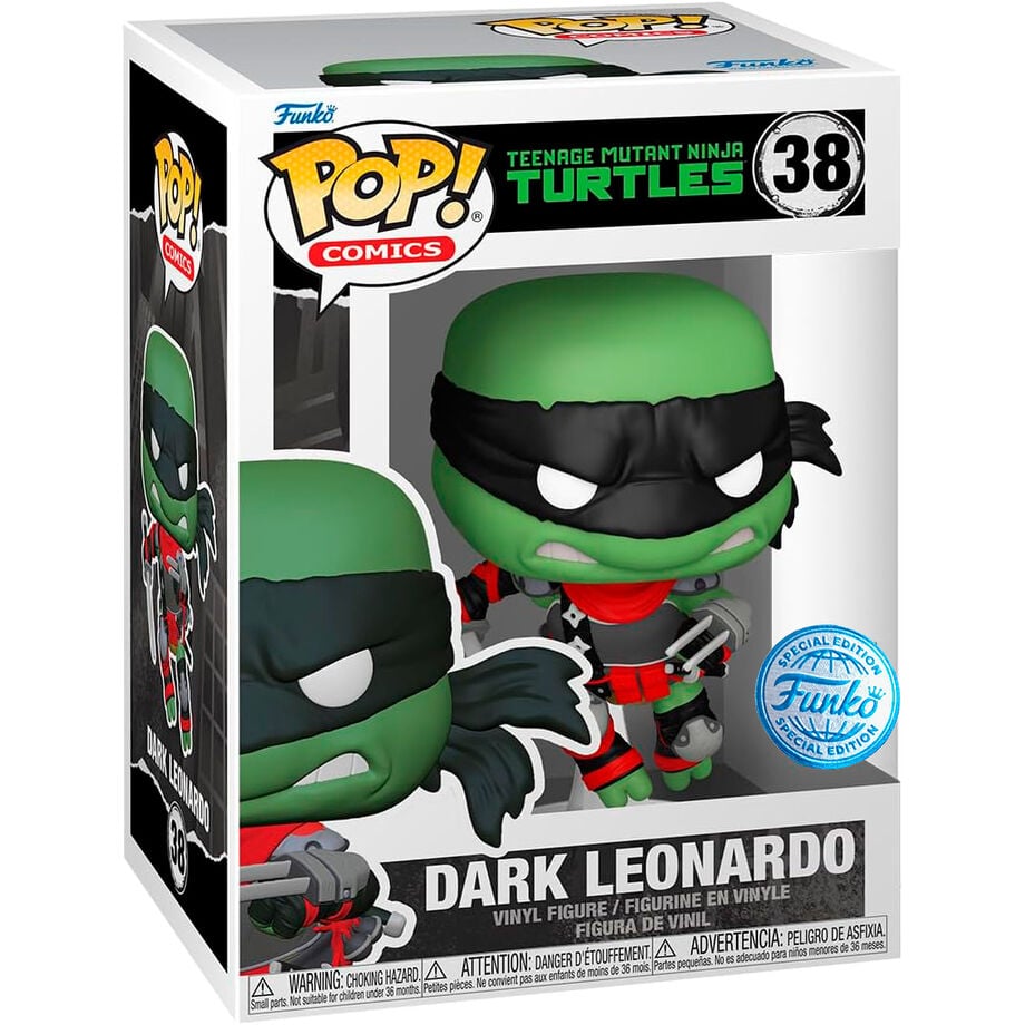 Figura POP Tortugas Ninja Teenage Mutant Dark Leonardo Exclusive - imagen 2