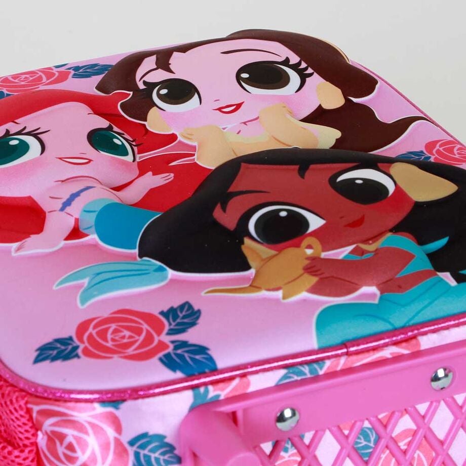 Trolley 3D Flowers Princesas Disney 34cm - imagen 3