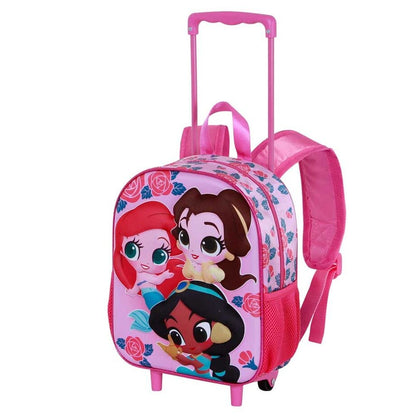 Trolley 3D Flowers Princesas Disney 34cm - imagen 4