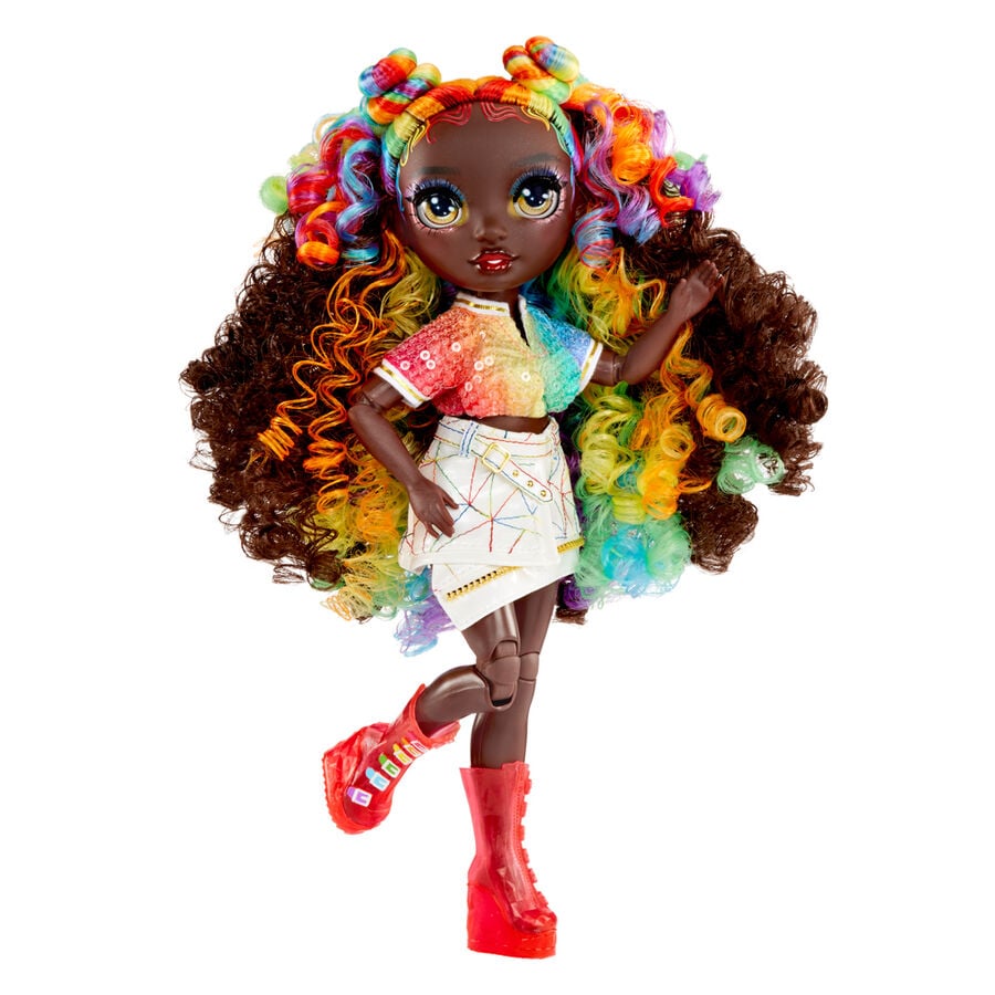 Muñeca Iris Crystal Fashion Rainbow High - imagen 3
