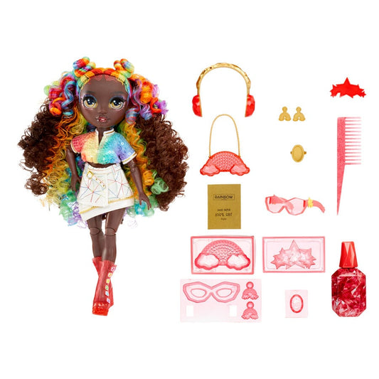 Muñeca Iris Crystal Fashion Rainbow High - imagen 2