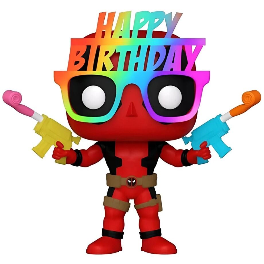 Figura POP Marvel Deadpool 30th Birthday Hat Deadpool Exclusive - imagen 2