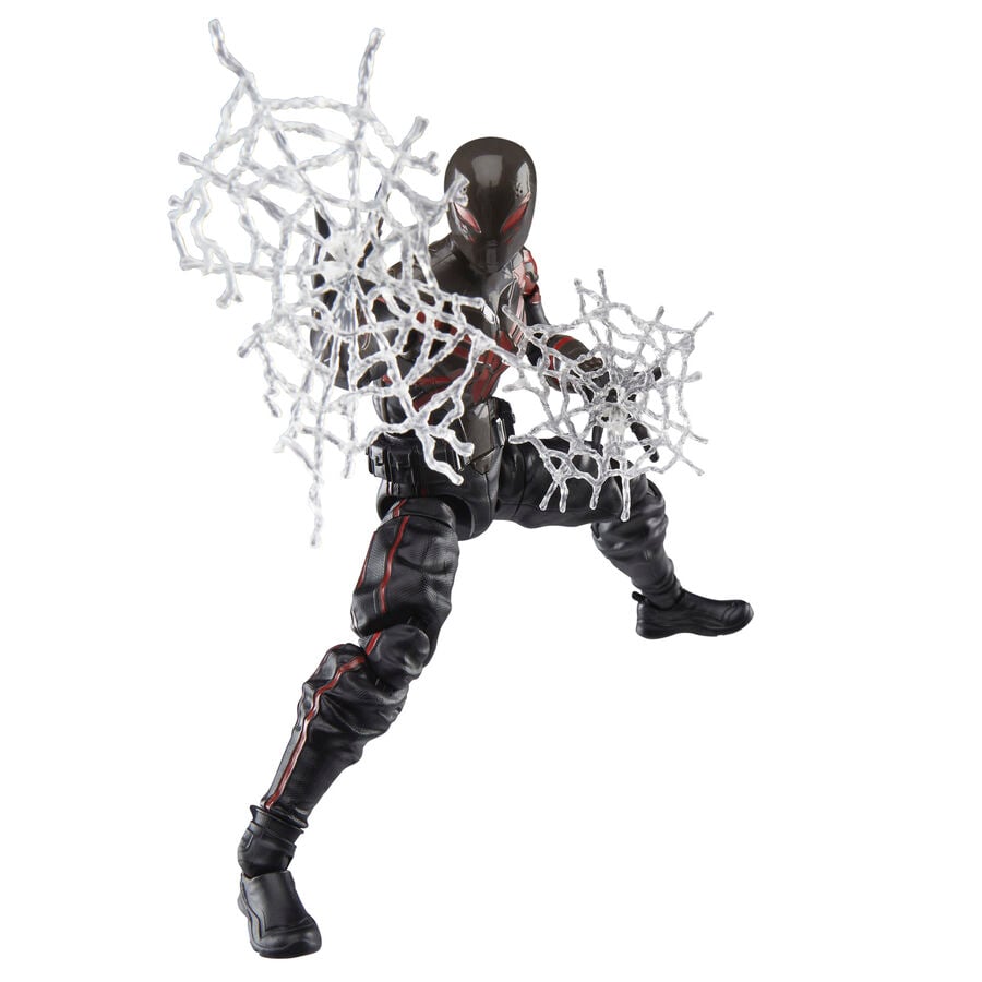 Figura Miles Morales Brooklyn 2099 Suit Spider-Man 2 Marvel Legends 15cm - imagen 8