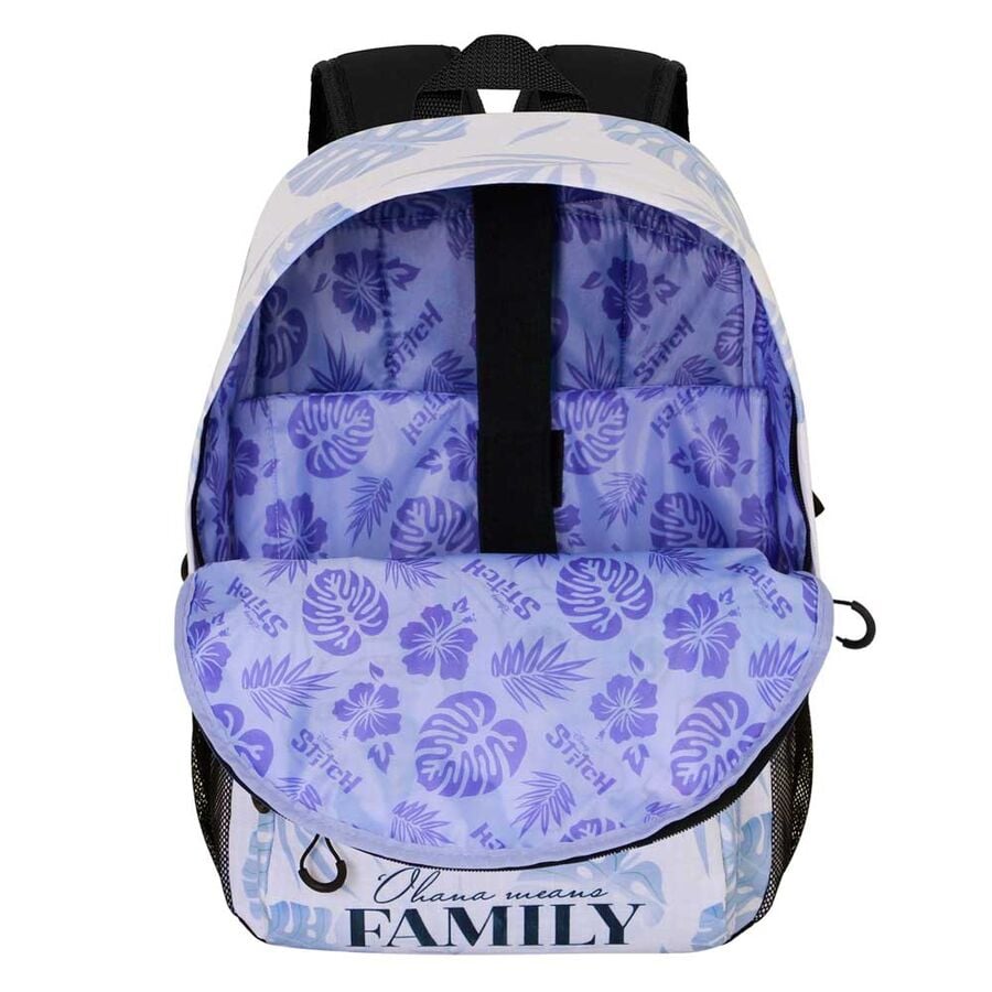 Mochila Couple Stitch Disney 44cm adaptable - imagen 3