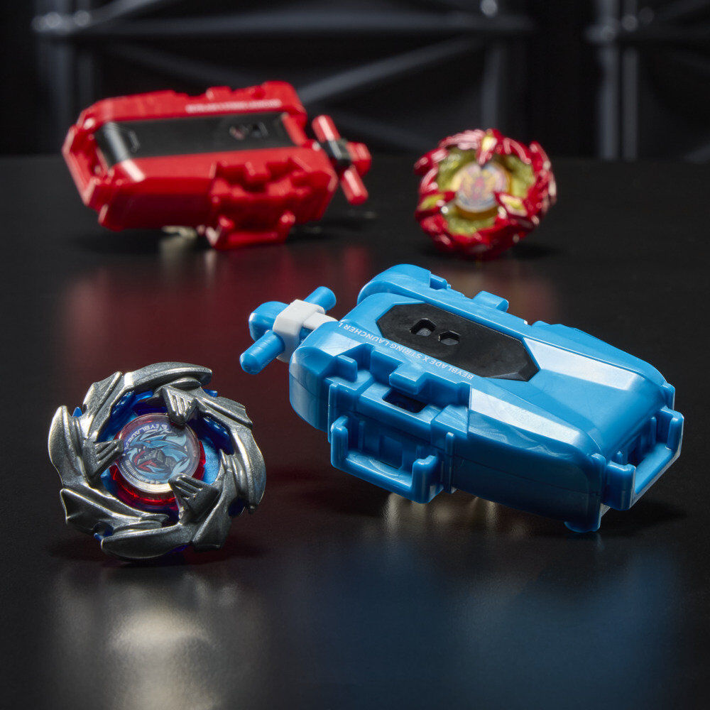Set Premium lanzador con cuerda y top Cobalt Dragoon 2-60C Beyblade X