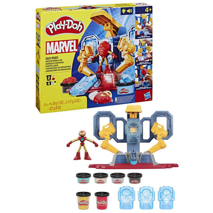 Laboratorio de armaduras Iron Man Marvel Play-Doh - imagen 2