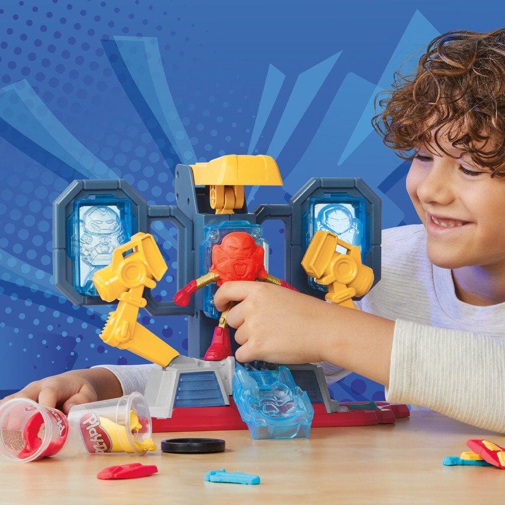 Laboratorio de armaduras Iron Man Marvel Play-Doh - imagen 8