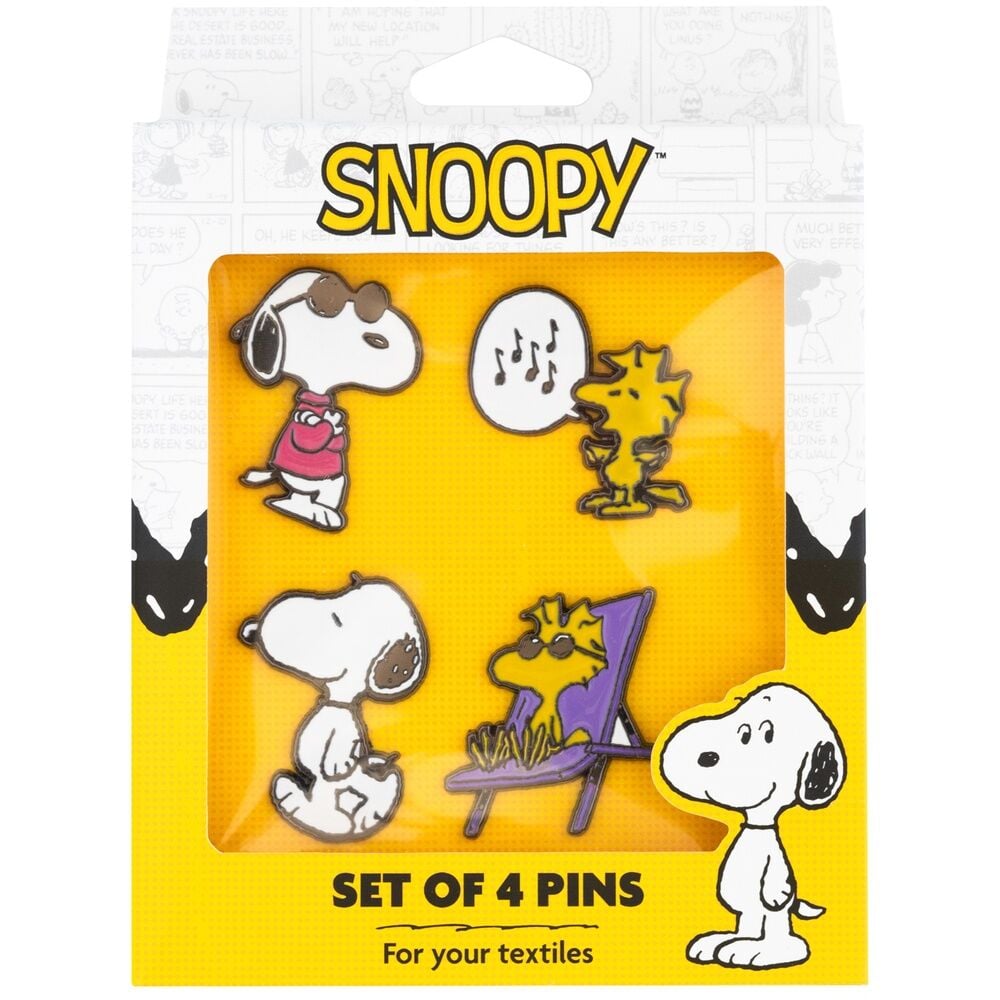 Set 4 pins Snoopy - imagen 2