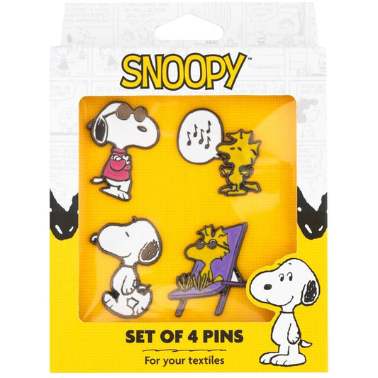 Set 4 pins Snoopy - imagen 2