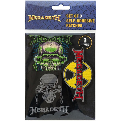 Set 3 parches Megadeth - imagen 2