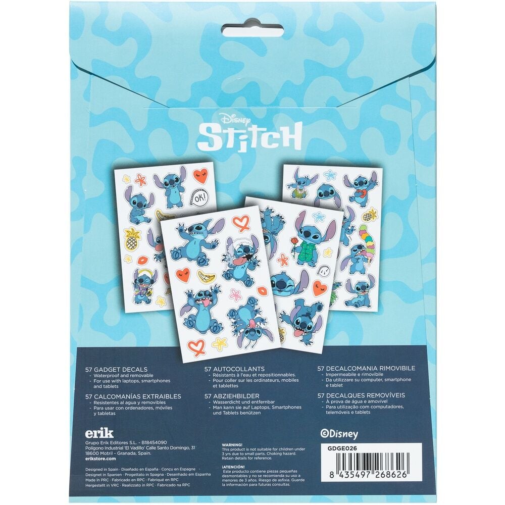 Set pegatinas reutilizables Stitch Disney - imagen 3