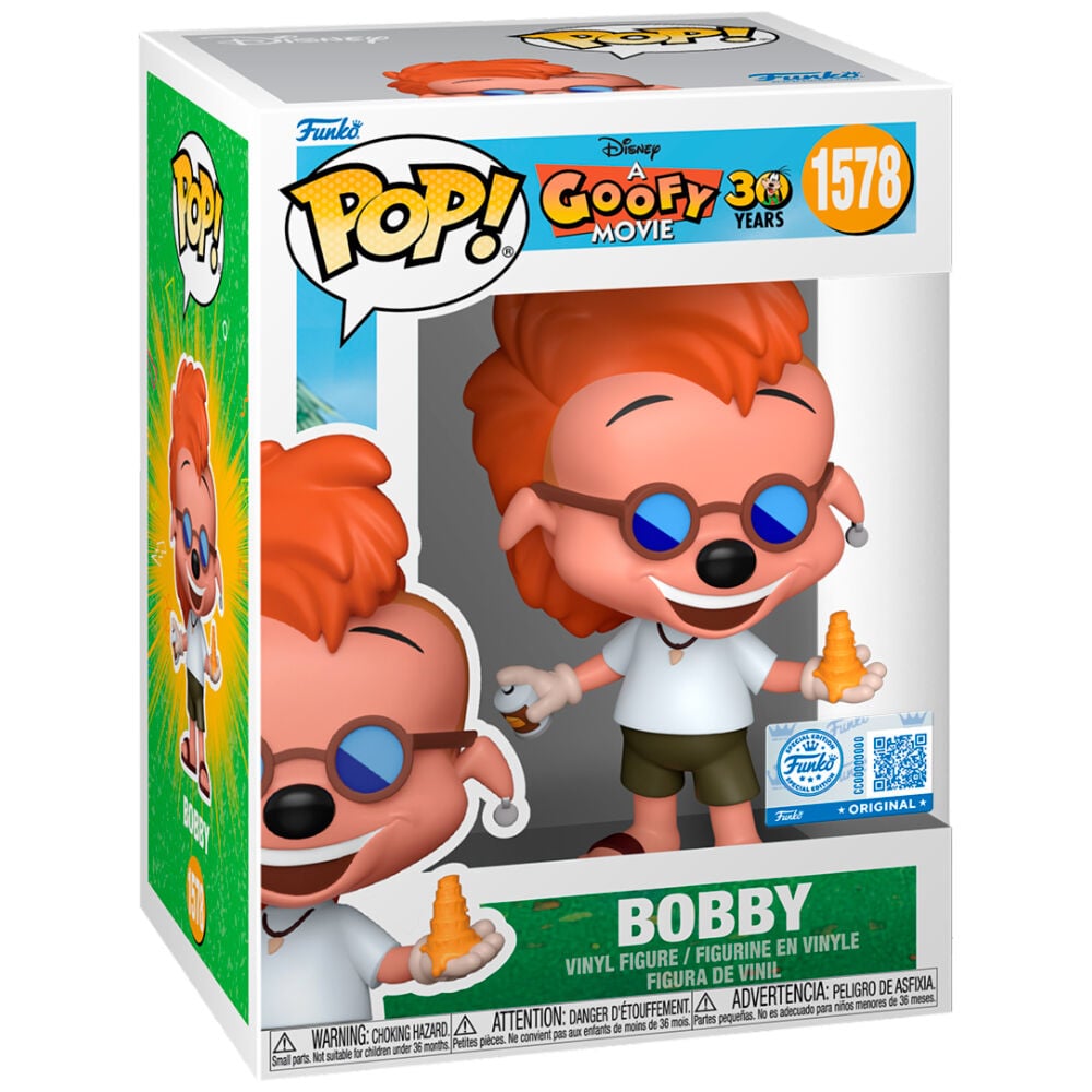 Figura POP Disney A Goofy Movie Bobby Exclusive - imagen 2