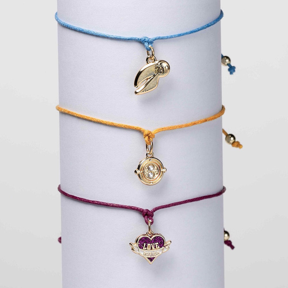 Set 3 pulseras Amistad Snitch Dorada Harry Potter - imagen 3