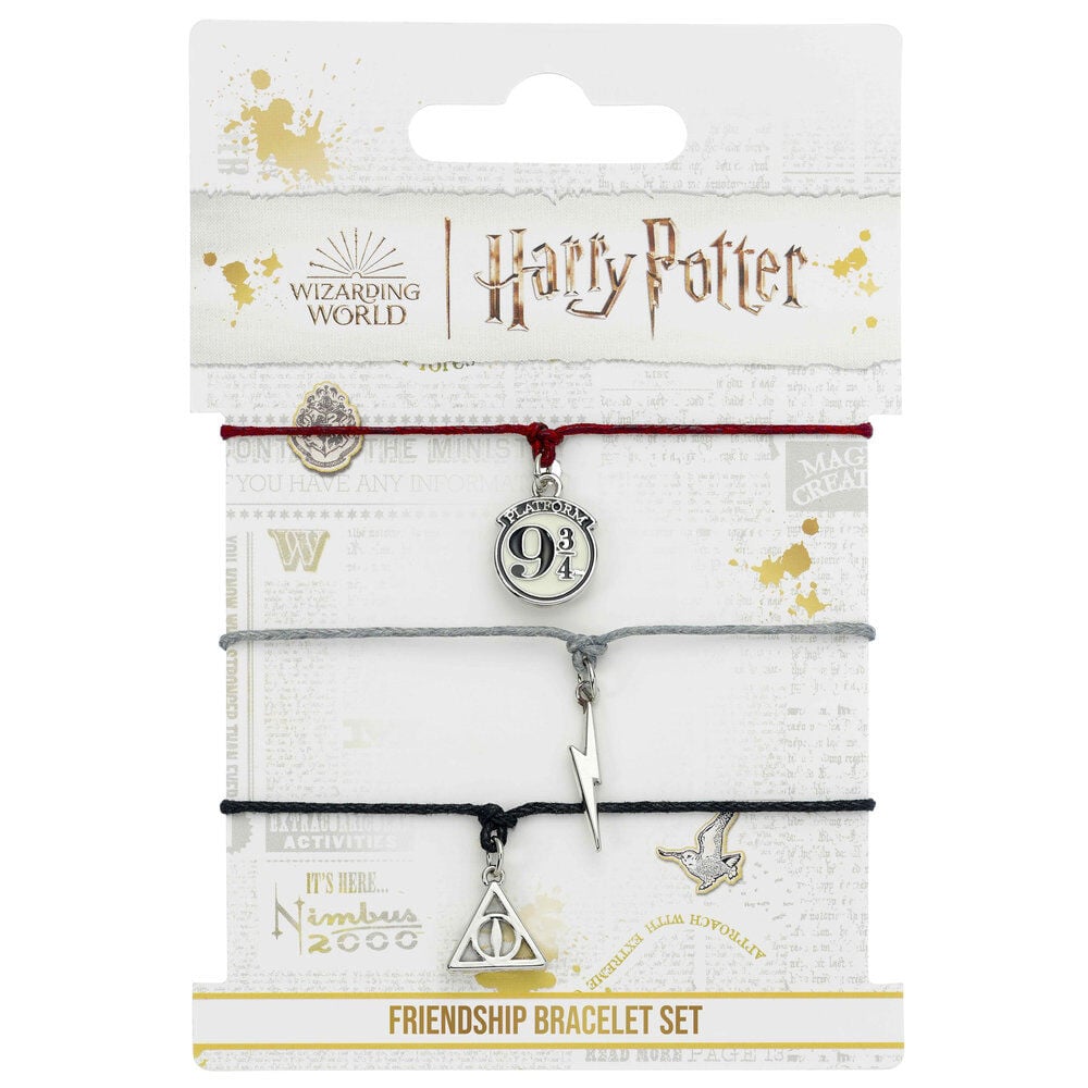 Set 3 pulseras Amistad Reliquias de la Muerte Harry Potter - imagen 2