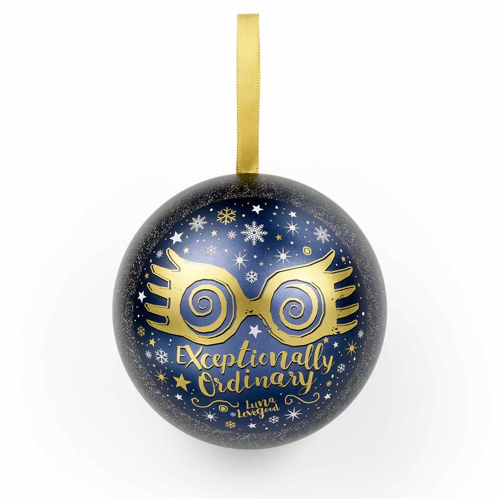 Colgante Gafas Luna Lovegood + Bola de Navidad Harry Potter - imagen 3