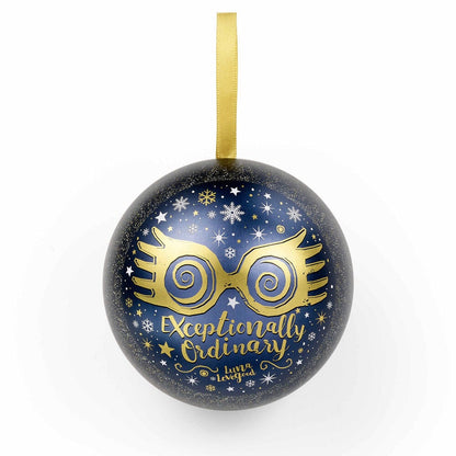 Colgante Gafas Luna Lovegood + Bola de Navidad Harry Potter - imagen 3