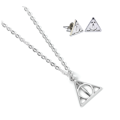 Set Colgante y pendientes Reliquias de la Muerte Harry Potter - imagen 2