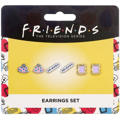 Set 3 pares de pendientes Friends - imagen 2