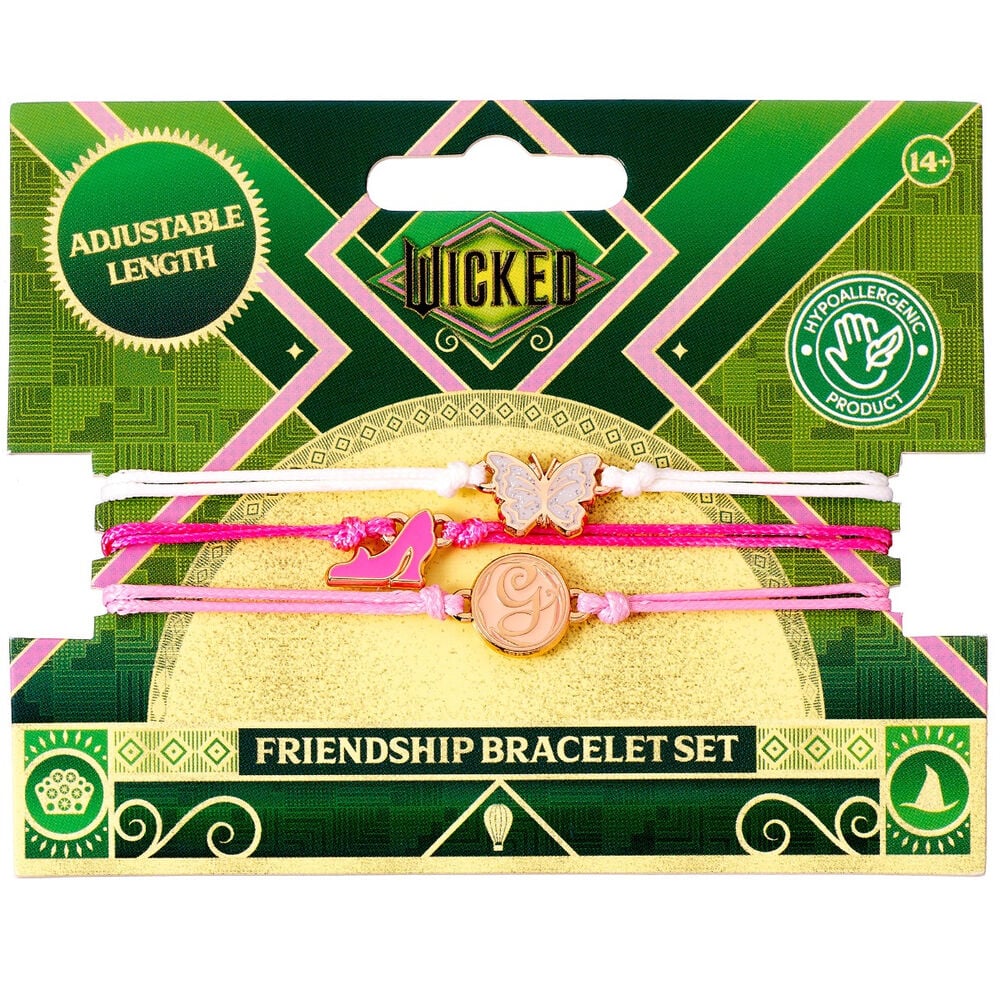 Set 2 pulseras Amistad Glinda Wicked - imagen 2