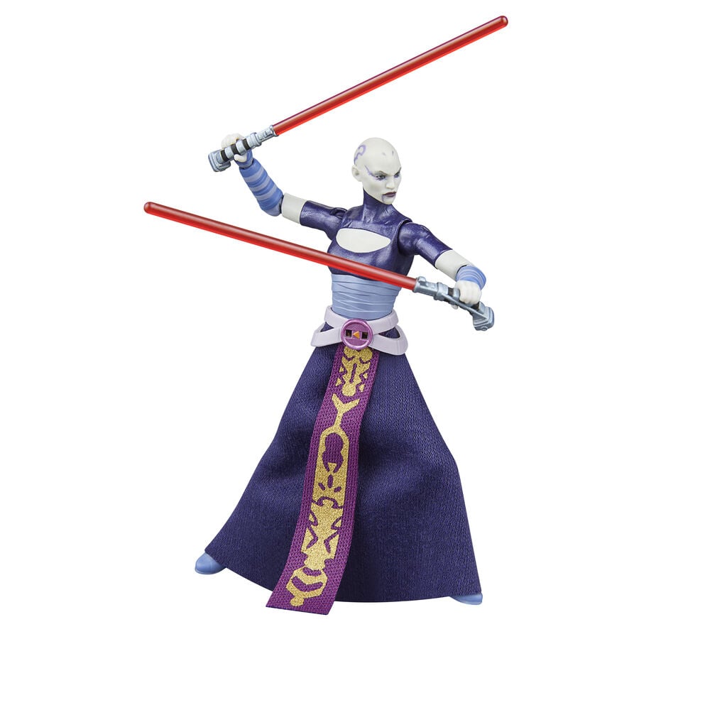 Figura Asajj Ventress La Guerra de los Clones Star Wars 9,5cm - imagen 5