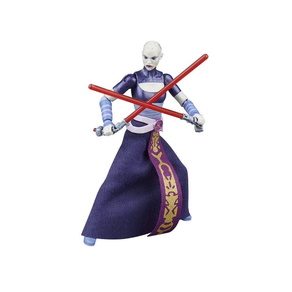 Figura Asajj Ventress La Guerra de los Clones Star Wars 9,5cm - imagen 7