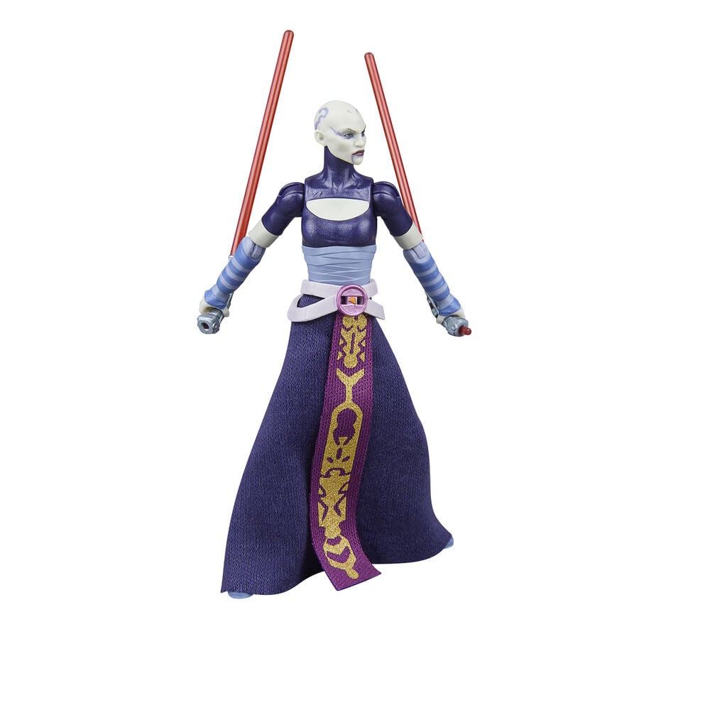 Figura Asajj Ventress La Guerra de los Clones Star Wars 9,5cm - imagen 8
