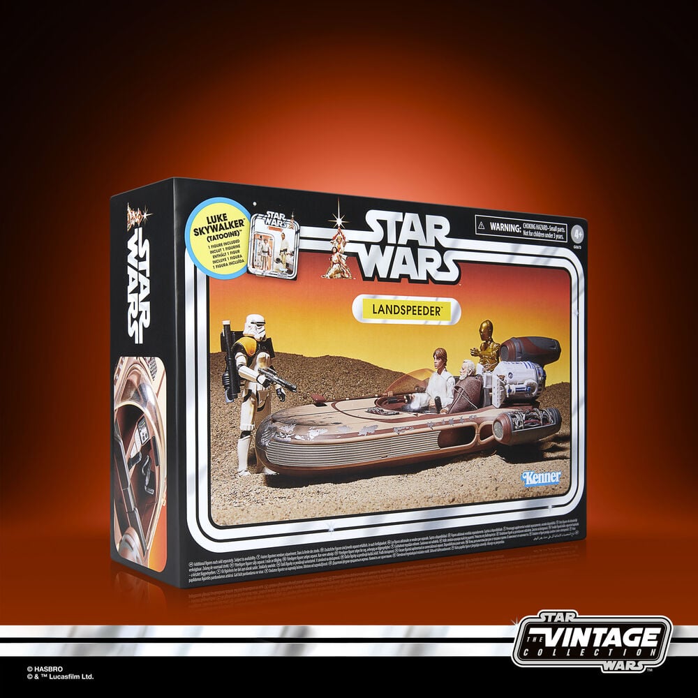 Figura Luke Skywalker + Landspeeder Star Wars - imagen 3