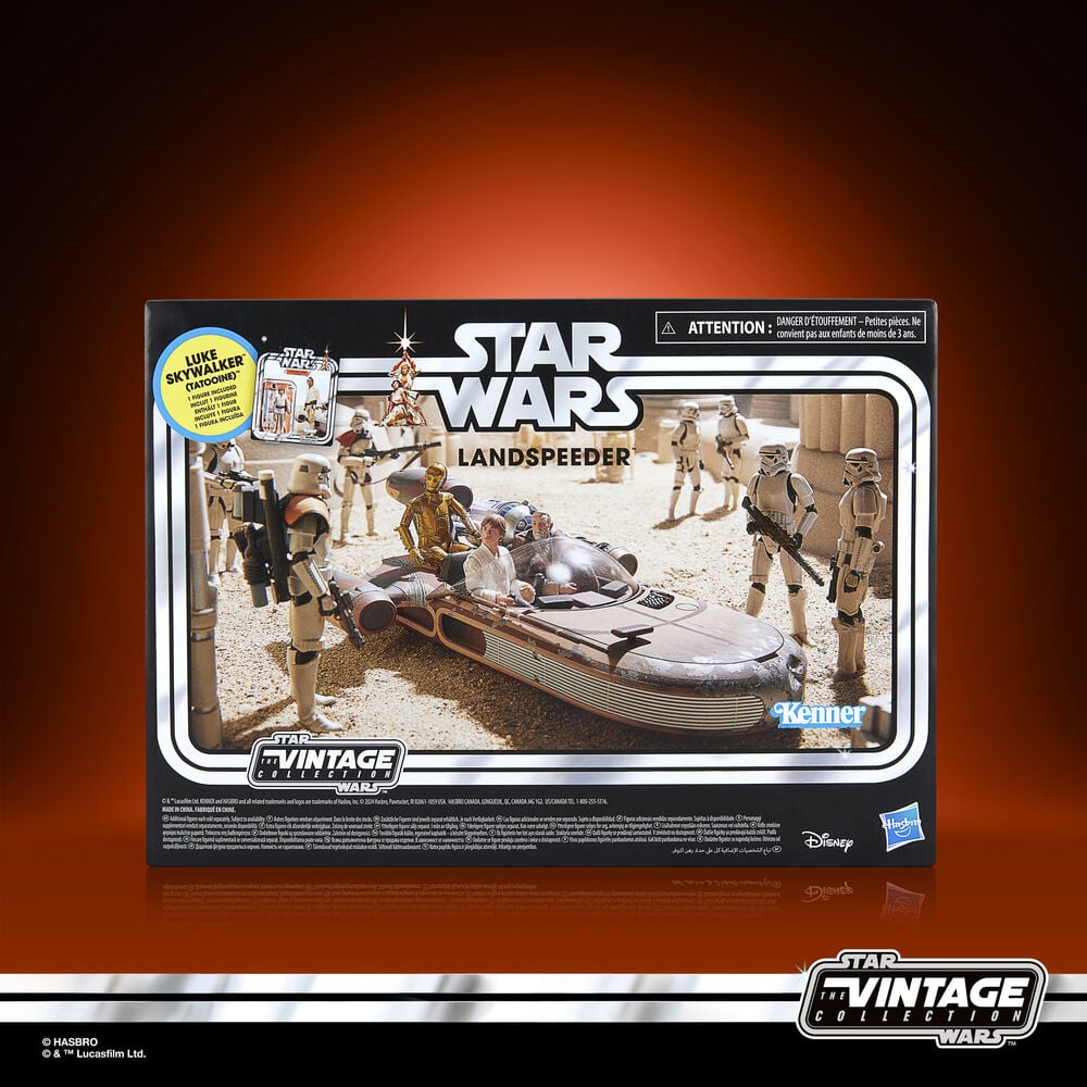 Figura Luke Skywalker + Landspeeder Star Wars - imagen 5