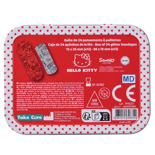 Caja Metal Tiritas Hello Kitty - imagen 3